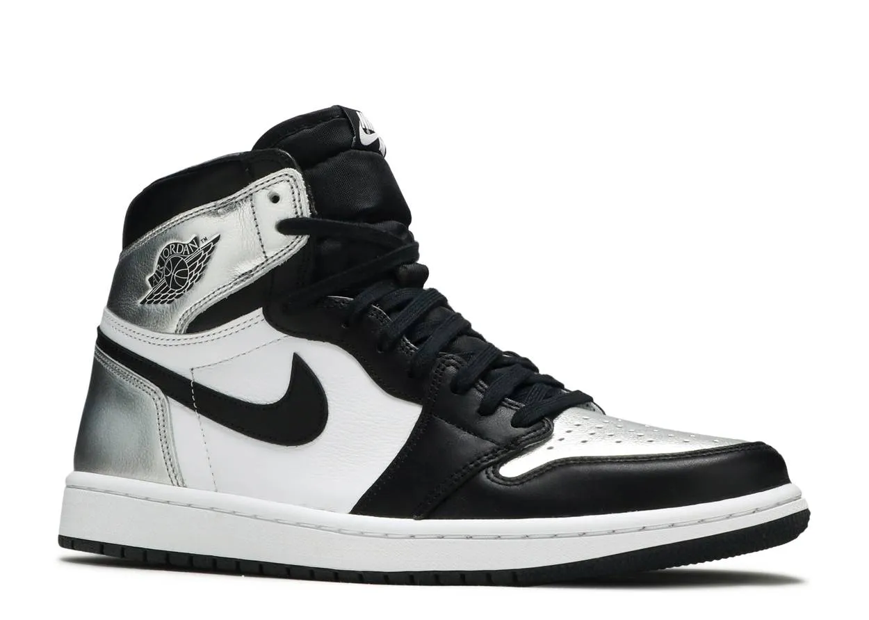 Stylish Fit Chic Basics Air Jordan 1 Retro High Silver Toe