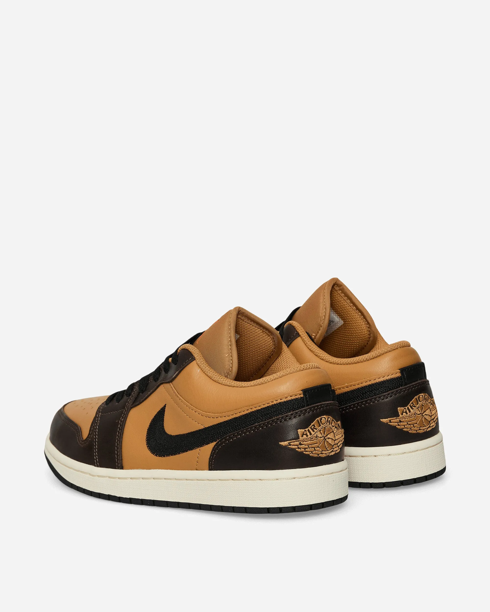 Air Jordan 1 Low Sneakers Flax / Baroque Brown Zip Fast