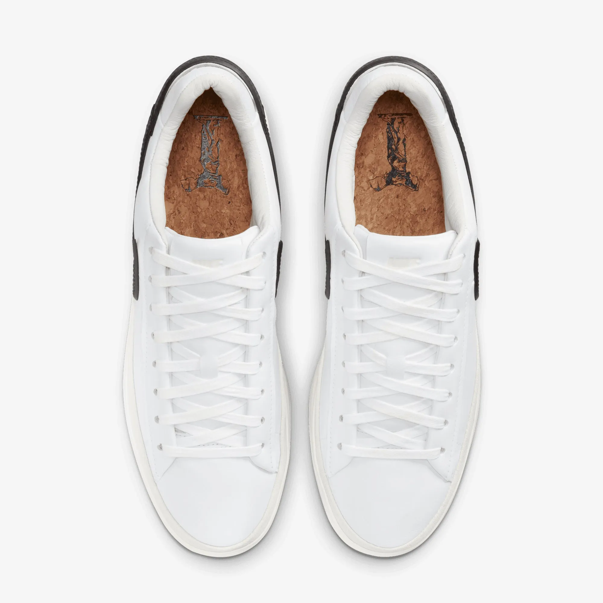 Road grip Nike | BLAZER PHANTOM LOW  { SUMMIT WHITE/BLACK-WHITE-SAIL
