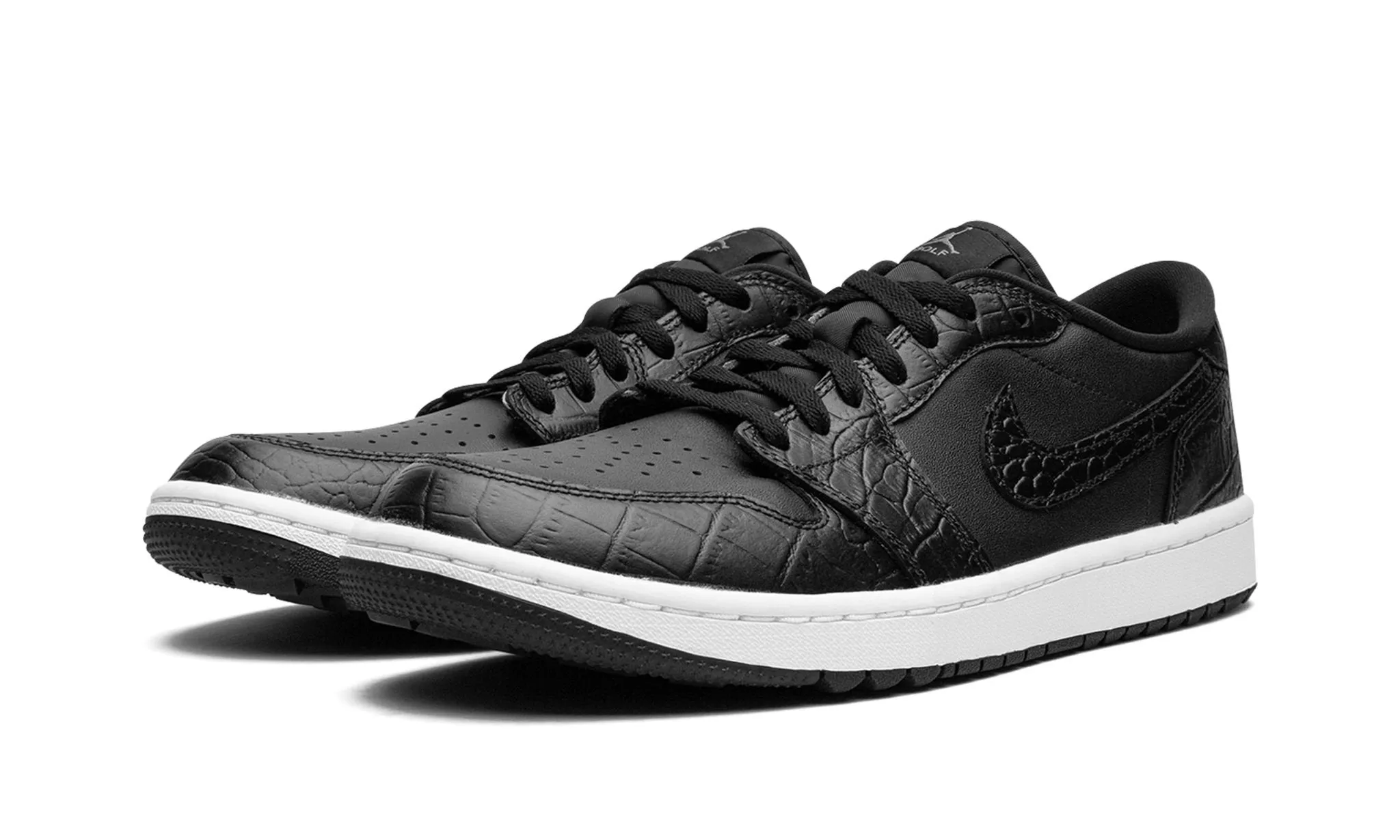 Desert Run Mountain Strong Air Jordan 1 Low Golf Black Croc