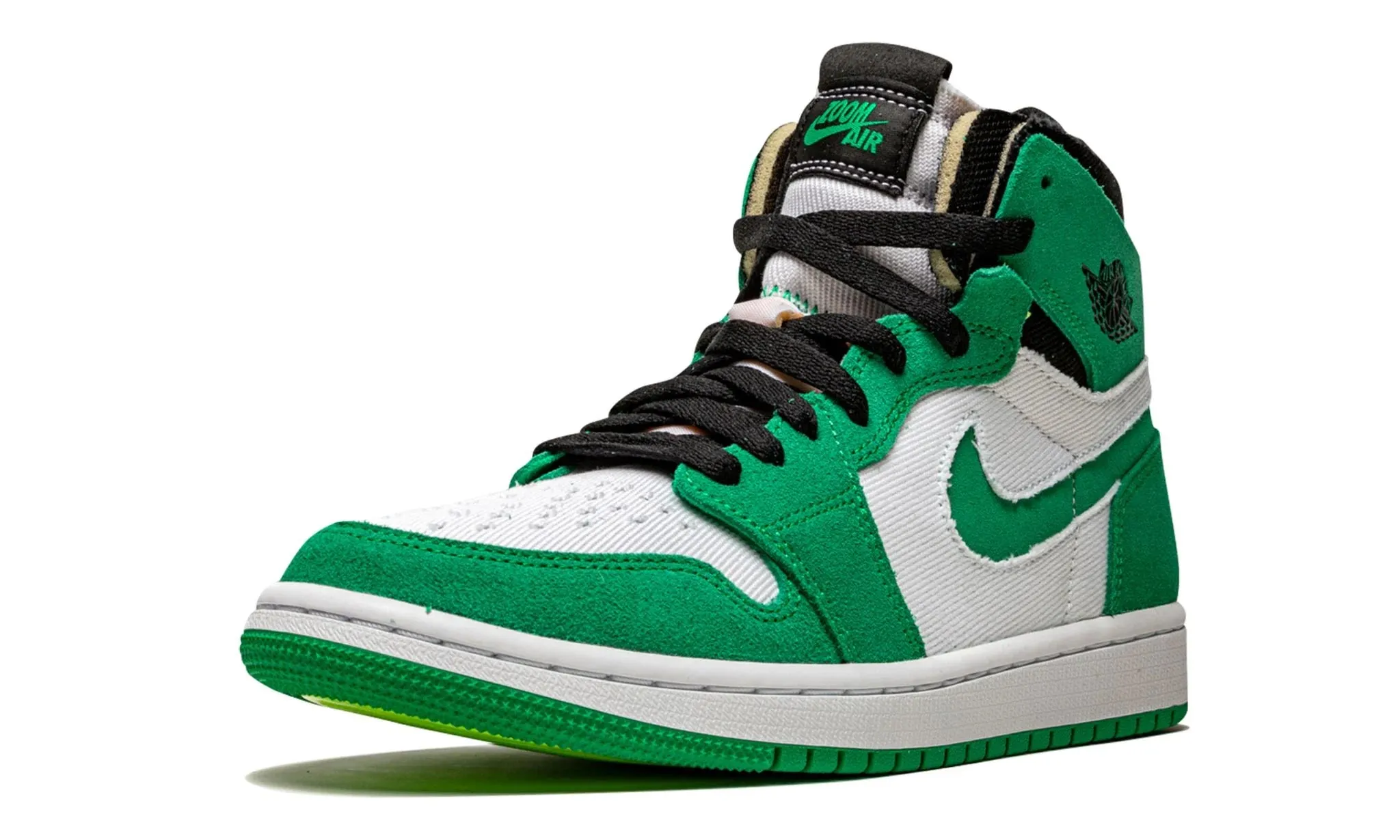 Flex Pattern Peach Soft Air Jordan 1 High Zoom Air Cmft Stadium Green