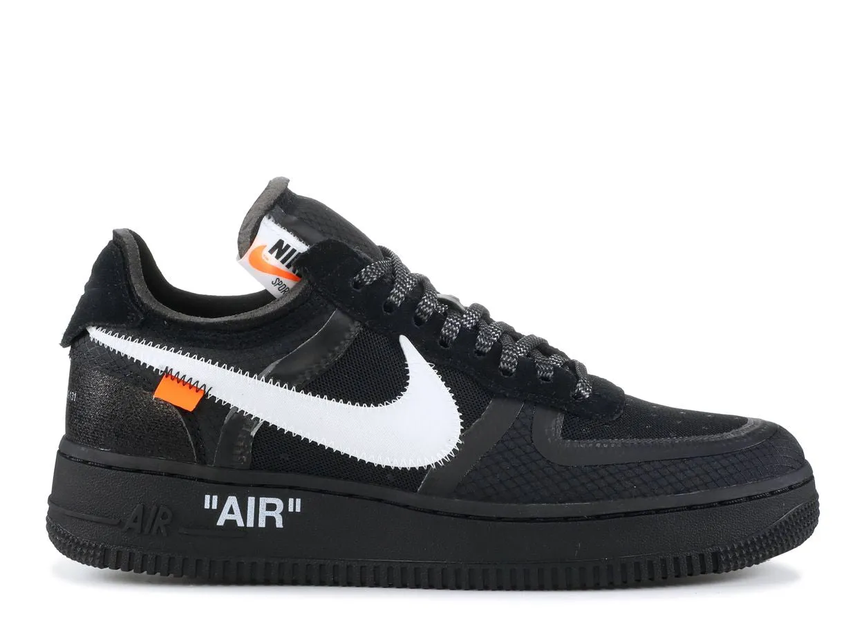 Nike Air Force 1 Low Off-White Black White Pull Tab