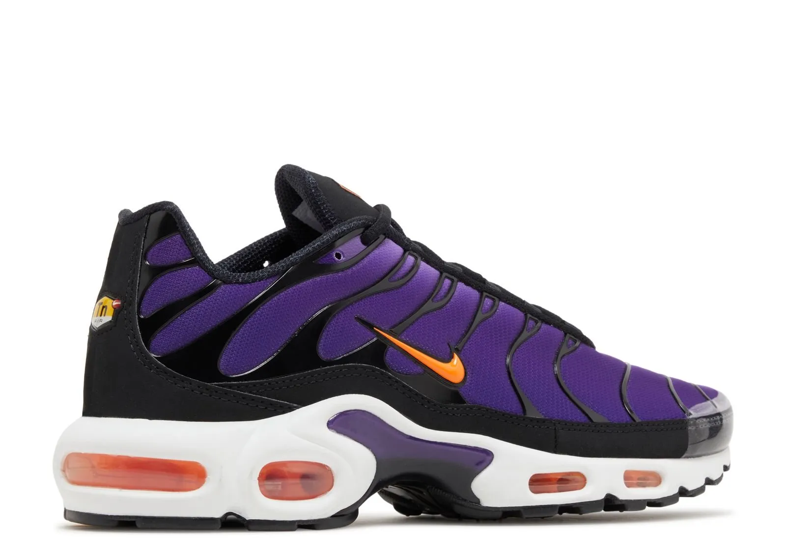Student wear Nike Air Max Plus Voltage Purple