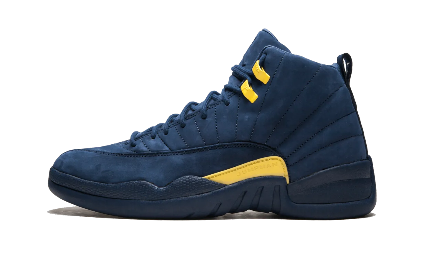 Flat Design Office Look Jordan 12 Retro "Michigan"