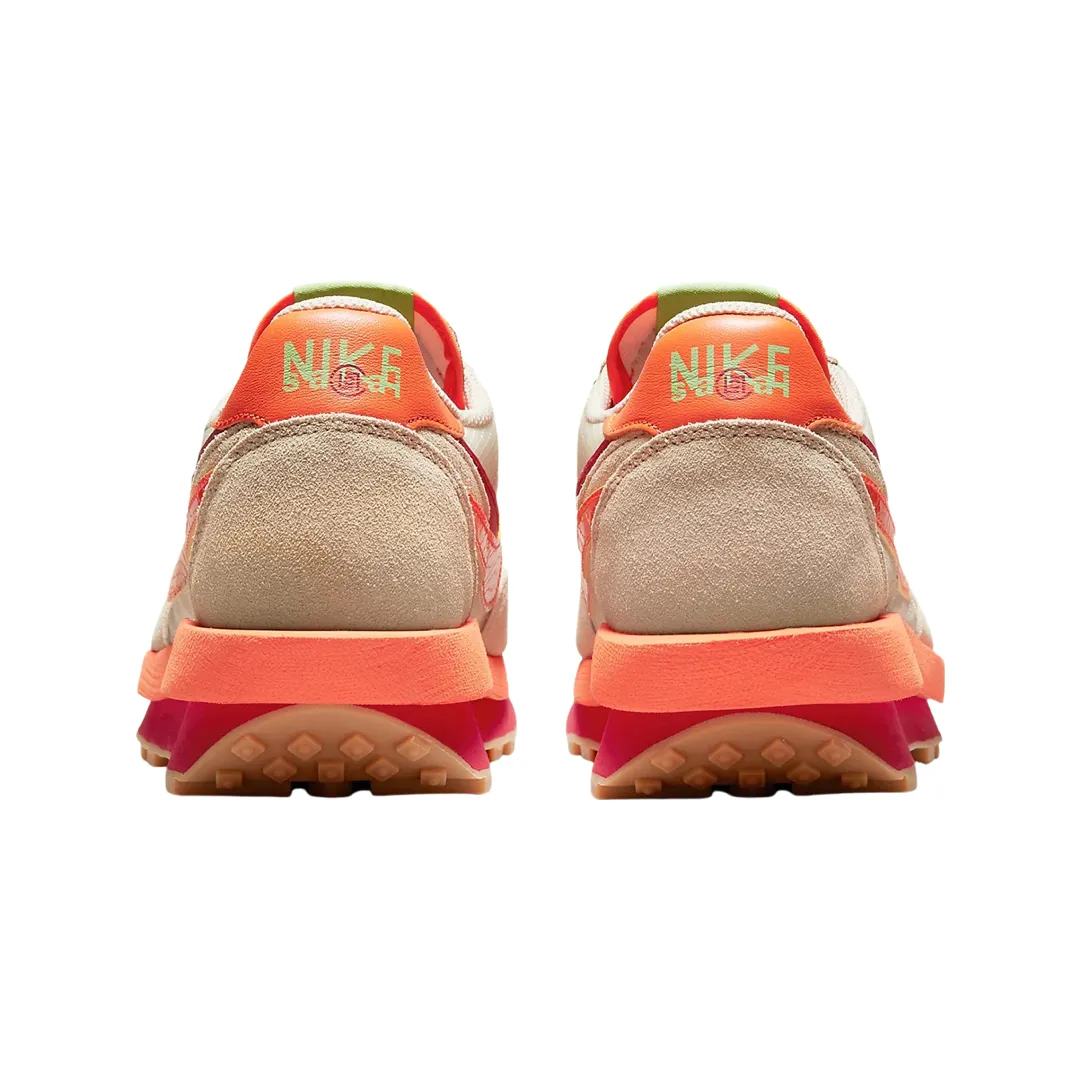 Business Mode Nike LD Waffle x Sacai ??CLOT Kiss of Death Net Orange Blaze??