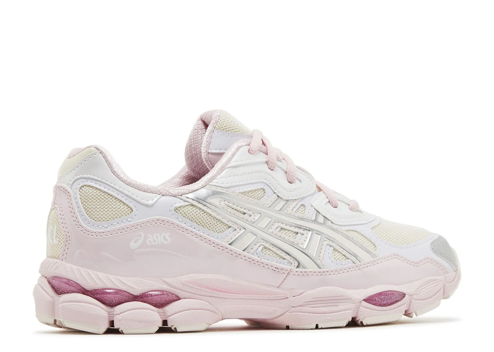 Asics Gel-NYC Kicki Yang Zhang Pink Cream Pure Silver Reinforced toe Molded Footbed