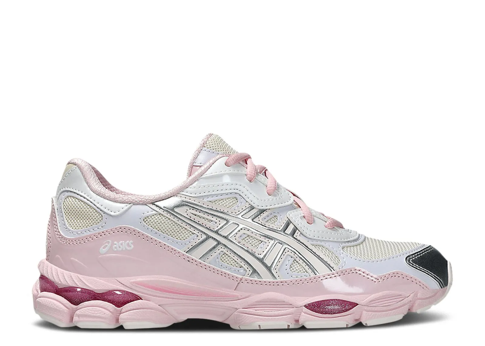 Asics Gel-NYC Kicki Yang Zhang Pink Cream Pure Silver Padded collar