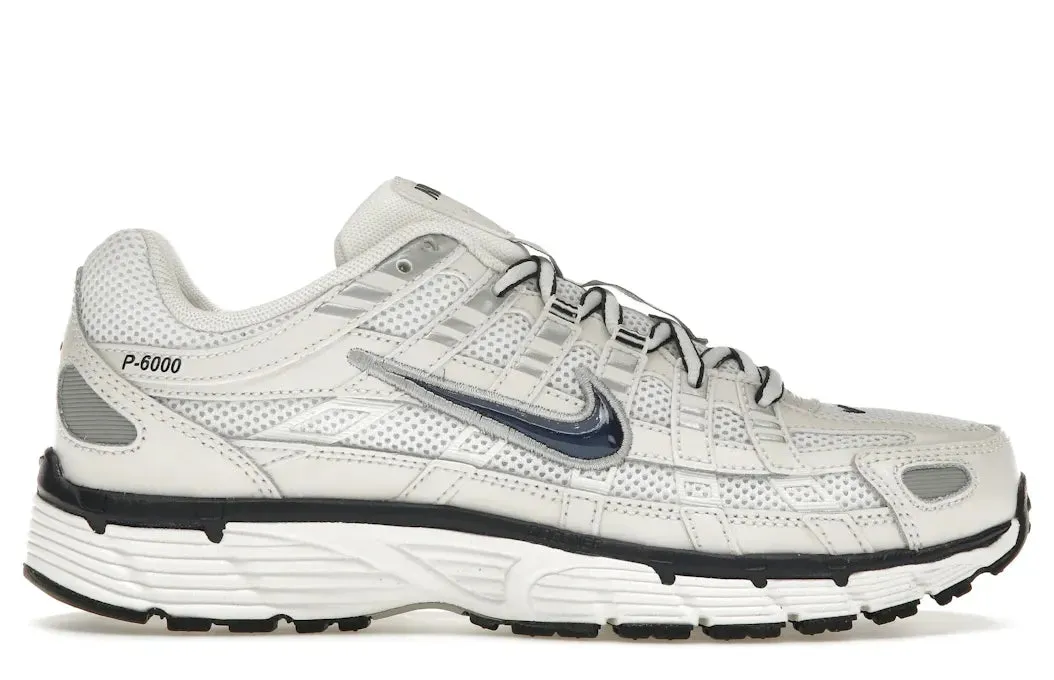 thick - sole shoes firm midsole shoes Nike P-6000 Obsidian Summit White