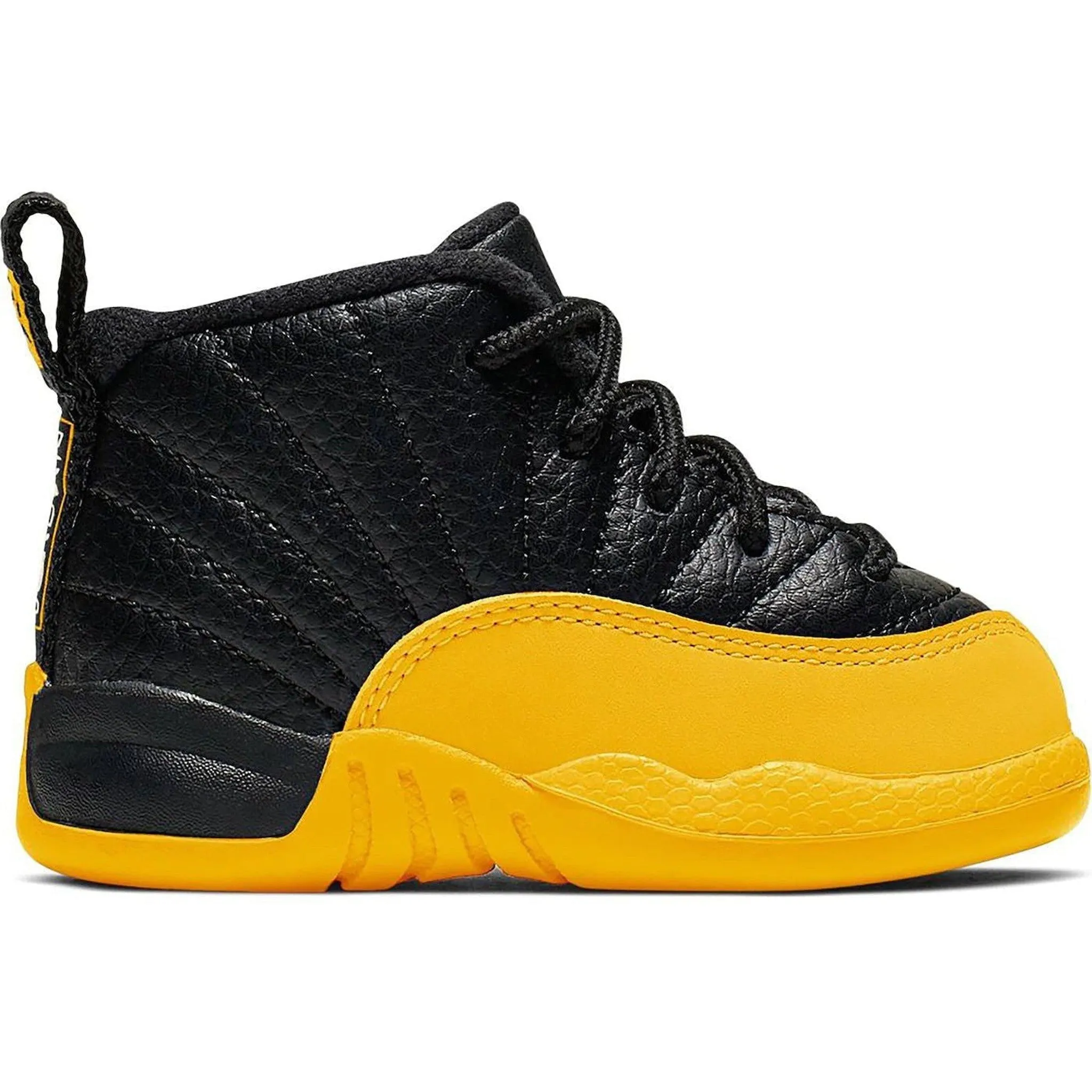Jordan 12 Retro Black University Gold (TD) Mesh Fabric