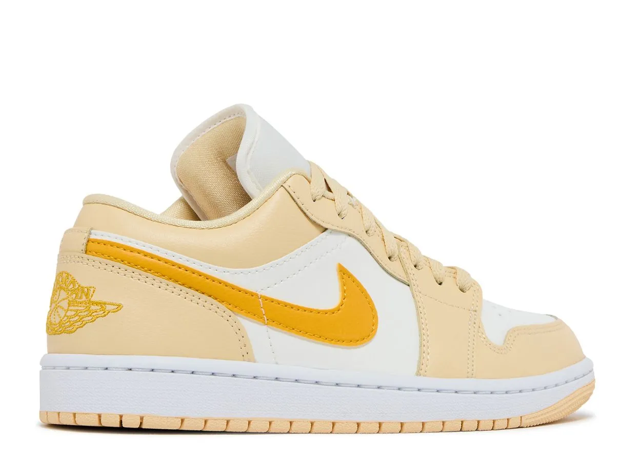 Air Jordan 1 Low Sail Yellow Ochre Marathon Day Plus Size