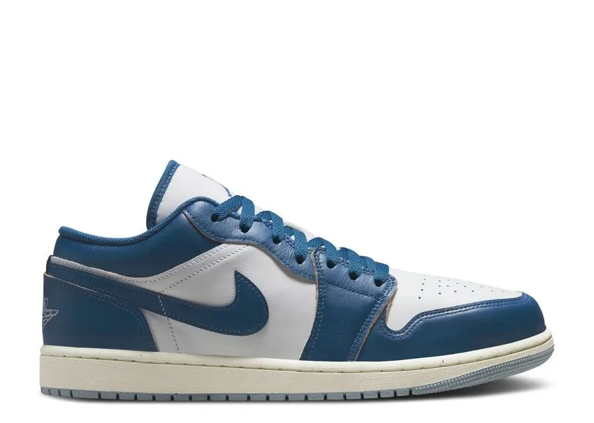 Air Jordan 1 Low Industrial Blue Cruise Wear Outdoor Footwear