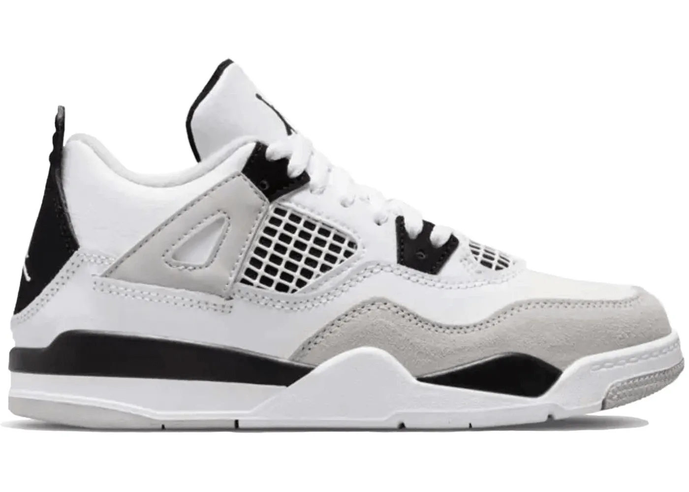 Air Jordan 4 Retro Military Black (PS) Touch Comfort Odor Resistant