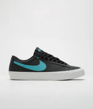 Nike SB Blazer Low Pro GT Shoes - Black / Dusty Cactus - Black - Summit White Relaxed Fit Shoes Wind Jog