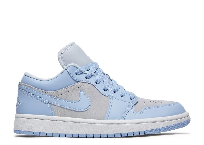 Travel Walk Comfortable Cushions Air Jordan 1 Low Football Grey Aluminum