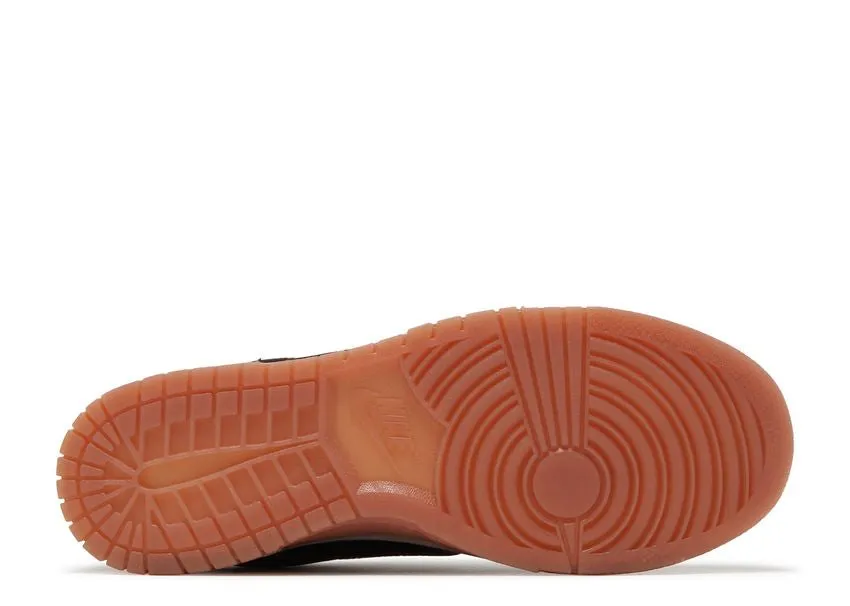 Nike Dunk Low Velvet Brown Black Low Heel