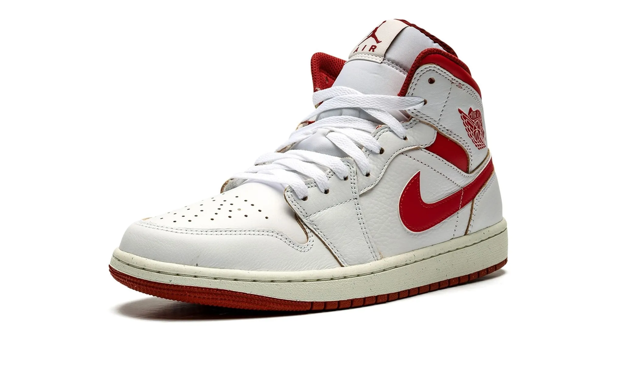Day Comfort Indoor Use Air Jordan 1 Mid SE 'White Dune Red'