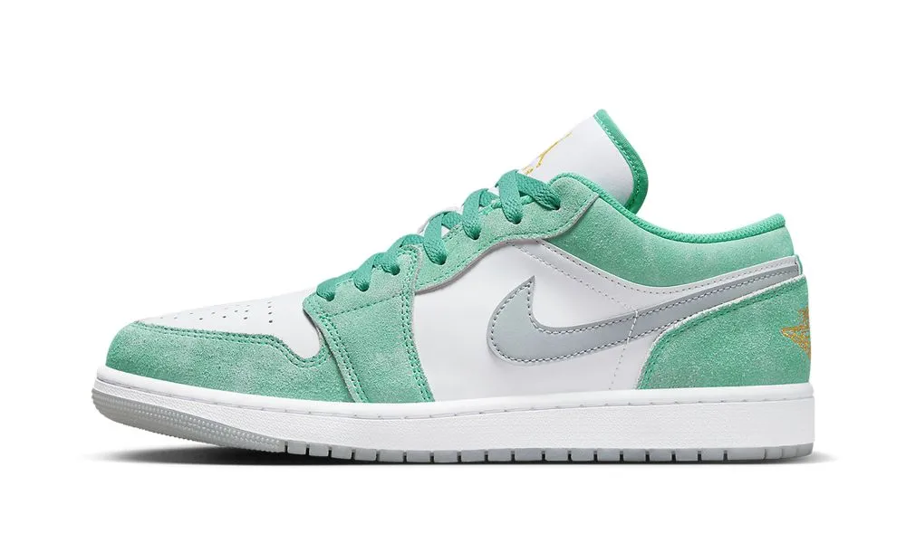 Linen Air Boho Free Air Jordan 1 Low Emerald