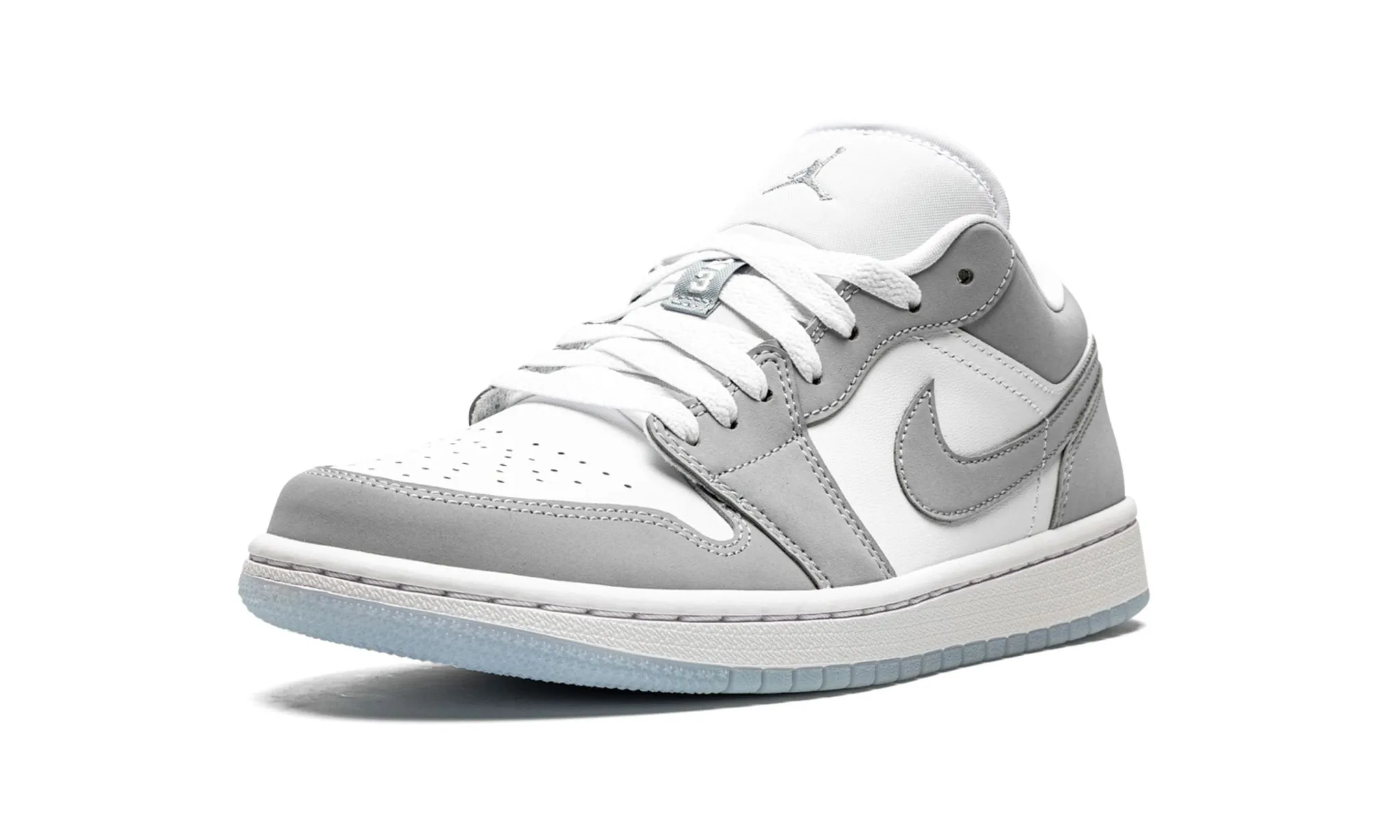 Wmns Air Jordan 1 Low Wolf Grey Impact Resistance