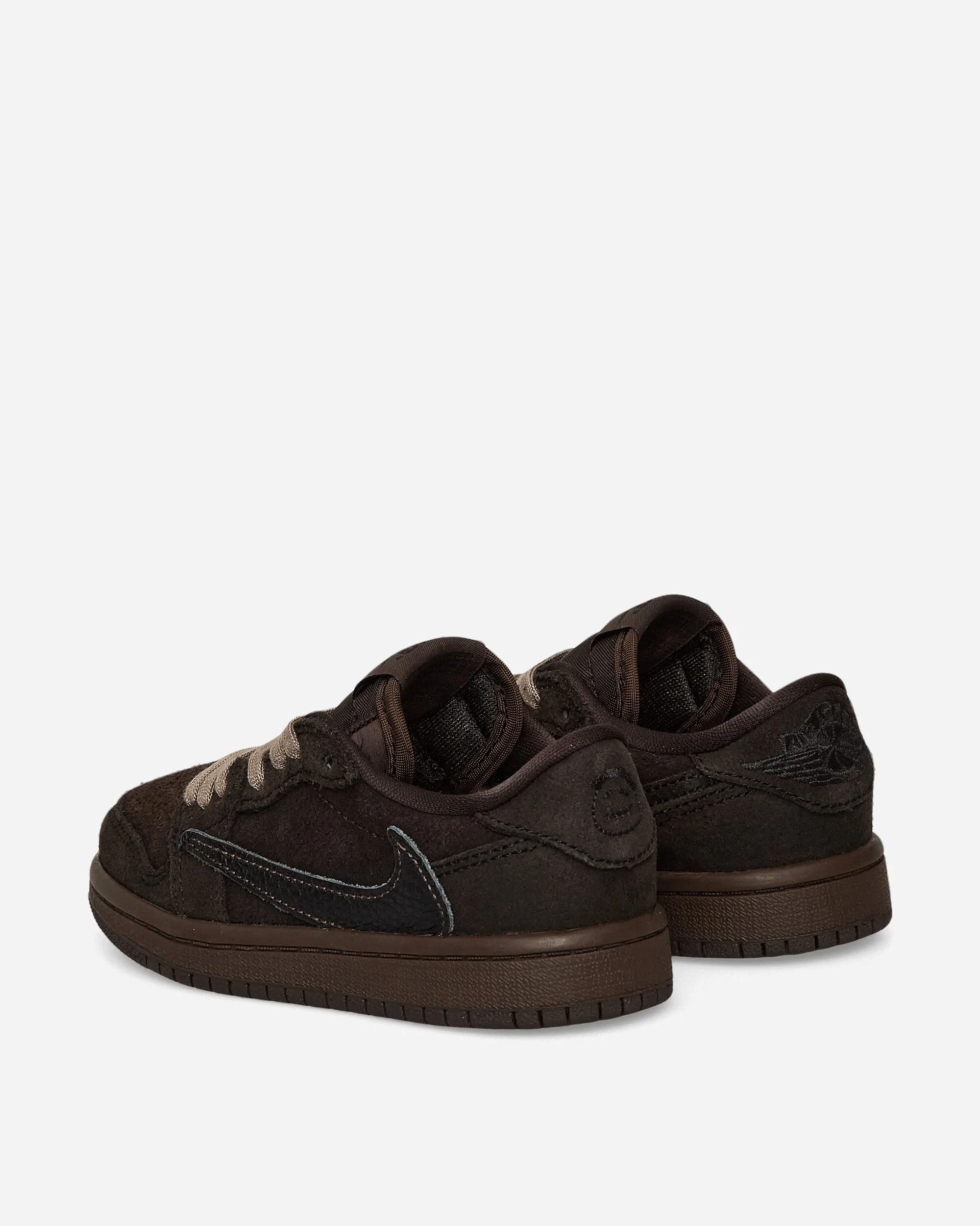 Comfort Enhancement Trend Hot Travis Scott Air Jordan 1 Low (PS) Sneakers Velvet Brown / Dark Mocha