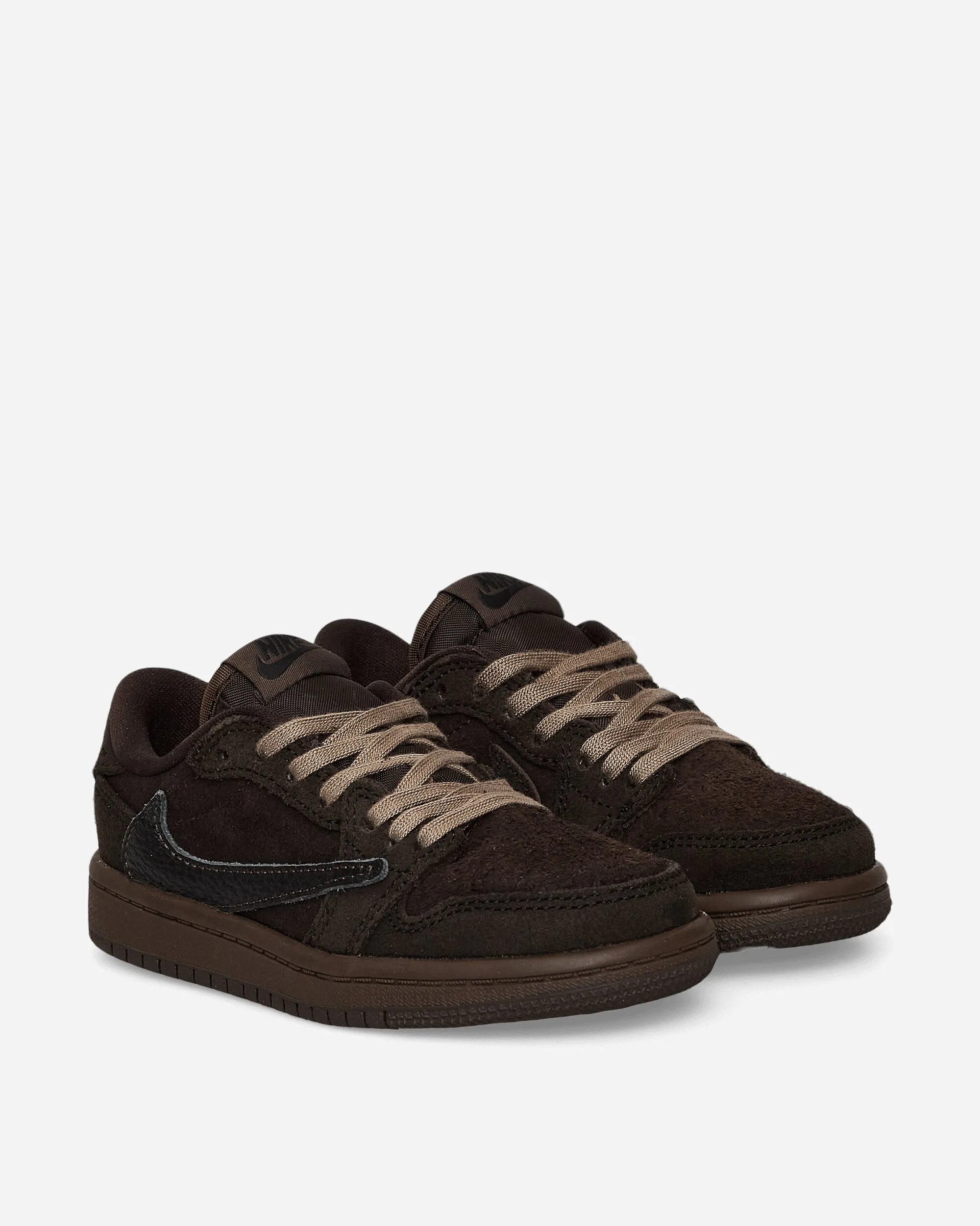Travis Scott Air Jordan 1 Low (PS) Sneakers Velvet Brown / Dark Mocha Freeze Grip