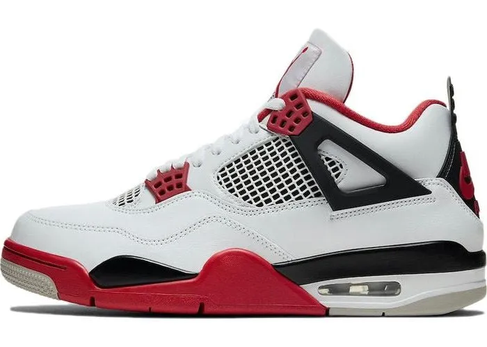 Urban Flex Cafe Style Jordan 4 Retro "Fire Red"