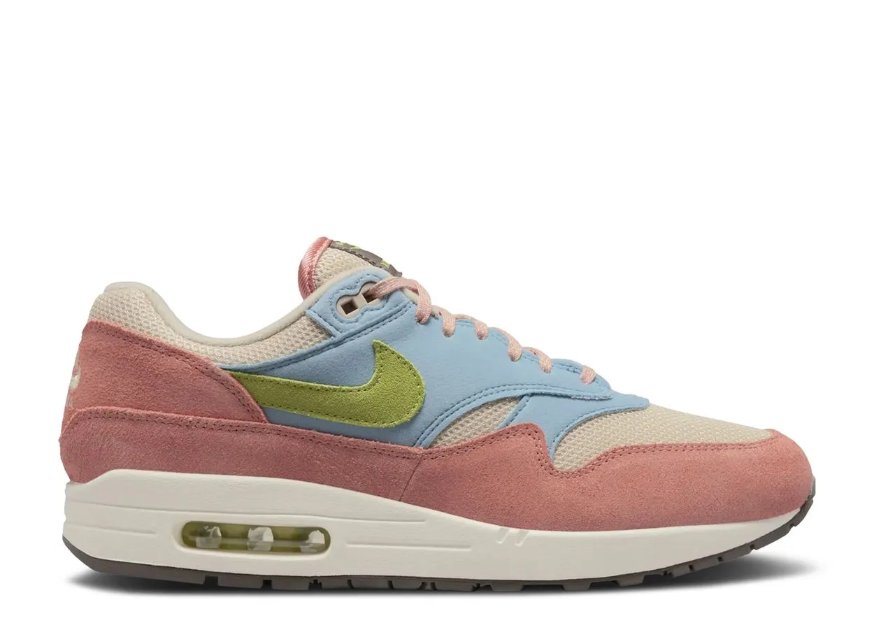 Nike Air Max 1 Light Madder Root Worn Blue Quick lace